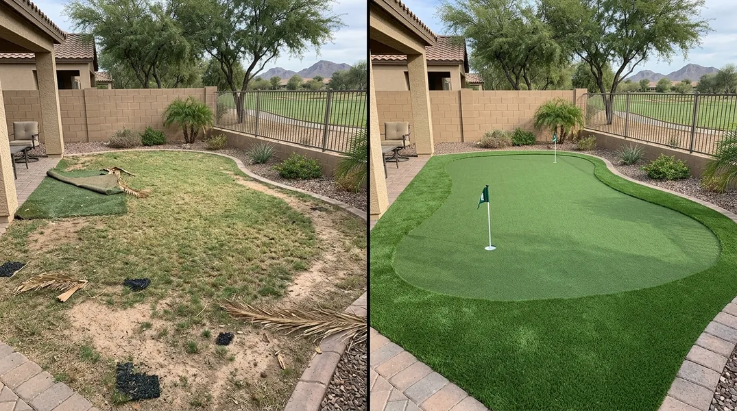Backyard Putting Greens in Glendale: Design, True Roll and What They Really Cost